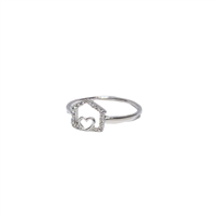Anillo Ginger Mujer in Oro blanco Diamante 0.05 Ct GIN AN591 - GIN AN591
